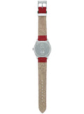 Gucci G Timeless Quartz Diamonds Pink Dial Red Leather Strap Watch For Women - YA1265017