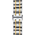 Tissot Chemin Des Tourelles Powermatic 80 Lady Mother of Pearl White Dial Two Tone Steel Strap Watch For Women - T099.207.22.118.00