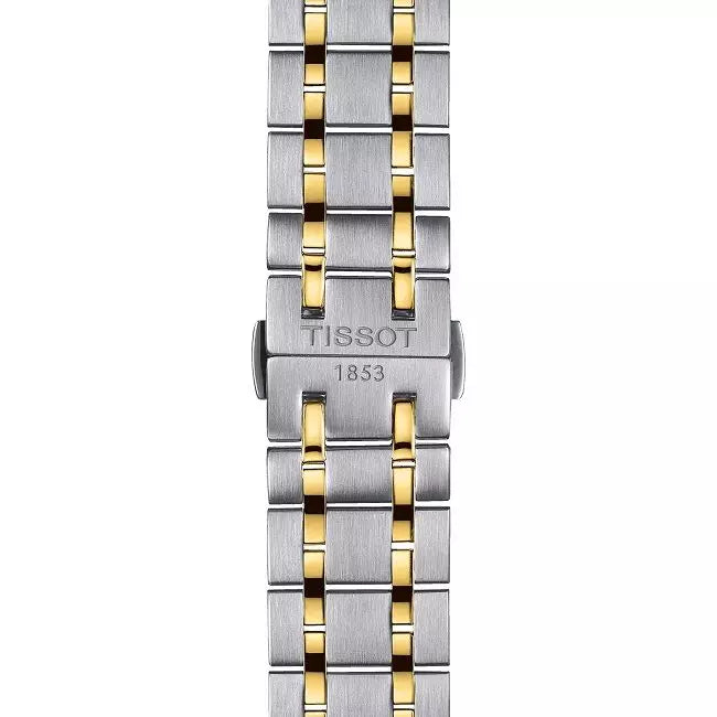 Tissot Chemin Des Tourelles Powermatic 80 Silver Dial Two Tone Steel Strap Watch For Men - T099.407.22.038.00