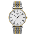 Tissot Everytime Medium White Dial Two Tone Mesh Bracelet Watch For Men - T109.410.22.033.00