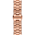 Tissot T Wave Rose Gold Dial Rose Gold Steel Strap Watch For Women - T112.210.33.456.00