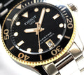 Tissot Seastar 1000 Black Dial Silver Steel Strap Watch For Men - T120.210.21.051.00