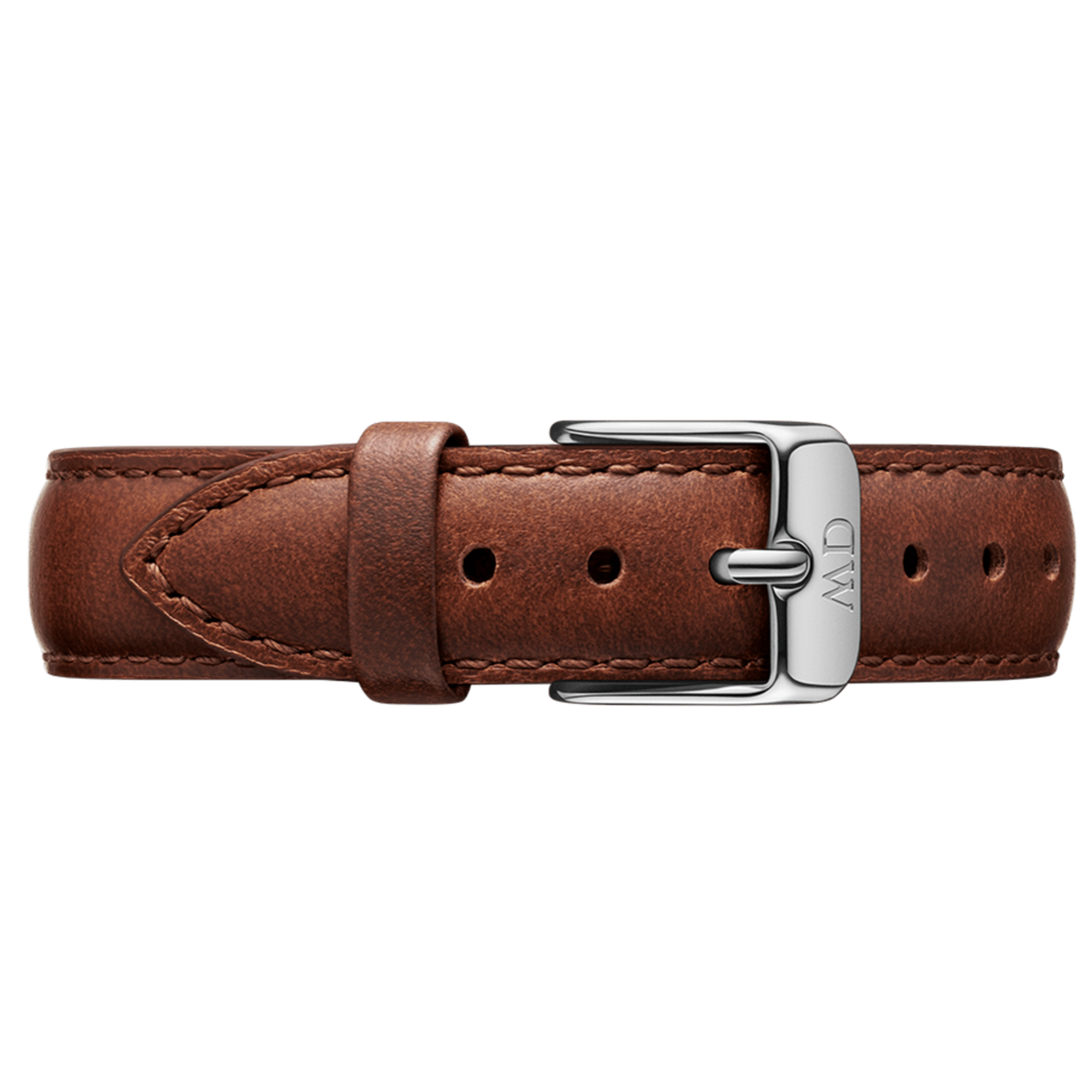 Daniel Wellington Classic Petite Bristol Black Dial Brown Leather Strap Watch For Women - DW00100233
