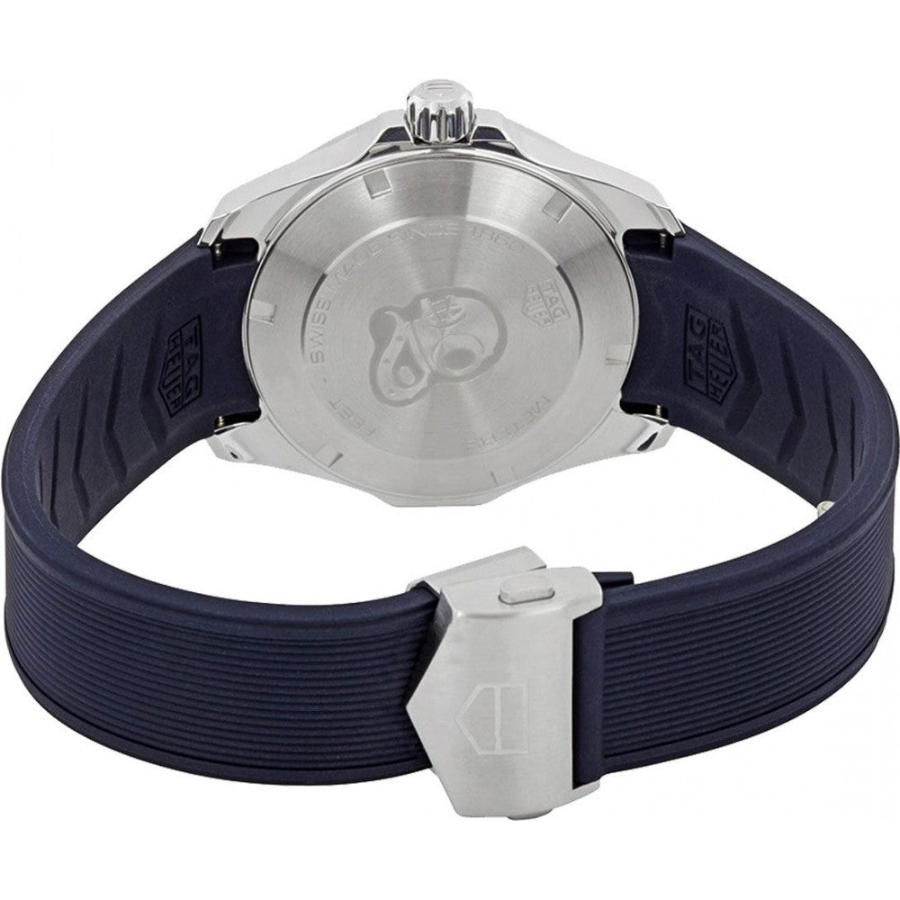 Tag Heuer Aquaracer Blue Dial Blue Rubber Strap Watch for Men - WAY111C.FT6155