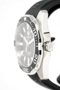 Tag Heuer Aquaracer Quartz Black Dial Black Rubber Strap Watch for Men - WAY101A.FT6141