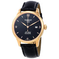 Tissot Le Locle Chronometer Black Dial Black Leather Strap Watch For Men - T006.408.36.057.00