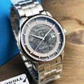 Tissot Luxury Powermatic 80 Anthracite Grey Dial Silver Steel Strap Watch For Men - T086.407.11.061.10