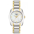 Tissot T Wave Mother of Pearl Dial Two Tone Steel Strap Watch for Women - T023.210.22.117.00