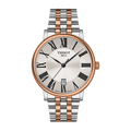 Tissot Carson Premium Powermatic 80 Silver Dial Two Tone Steel Strap Watch For Men - T122.407.22.033.00