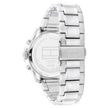Tommy Hilfiger Jordan Chronograph Blue Dial Silver Steel Strap Watch For Men - 1792094