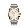 Breitling Chronomat B02 18K Red Gold White Dial Two Tone Steel Strap Watch for Men - U77310101A2U1