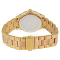 Michael Kors Mini Slim Runway Rose Gold Dial Two Tone Steel Strap Watch for Women - MK3650