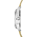 Guess Whisper Silver Dial Gold Mesh Bracelet Watch for Women - W1084L2