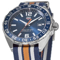 Tag Heuer Formula 1 Quartz Blue Dial Two Tone NATO Strap Watch for Men - WAZ1010.FC8196