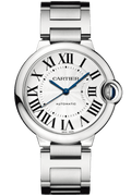 Cartier Ballon Bleu De Cartier Silver Dial Silver Steel Strap Watch for Women - WSBB0048