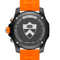 Breitling Endurance Pro Princeton University Edition Black Dial Orange Rubber Strap Watch for Men - X823104C1B1S1
