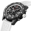 Breitling Endurance Pro Black Dial White Rubber Strap Watch for Men - X82310A71B1S1
