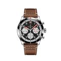 Breitling Avi Chronograph 42 Mosquito Black Dial Brown Leather Strap Watch for Men - Y233801A1B1X1