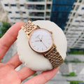 Tissot T Classic Everytime Small White Dial Rose Gold Mesh Bracelet Watch For Women - T109.210.33.031.00