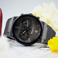 Salvatore Ferragamo Sapphire Black Dial Black Rubber Strap Watch for Men - SFHP00320