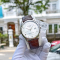Tissot Luxury Powermatic 80 Silver Dial Brown Leather Strap Watch For Men - T086.407.16.037.00